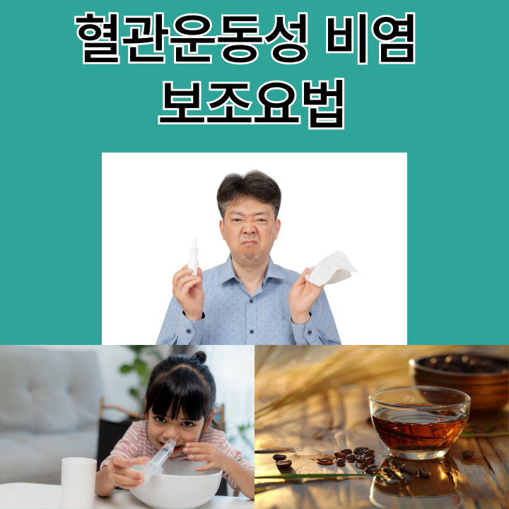 혈관운동성비염 코세척, 스프레이, 영양제 활용방법